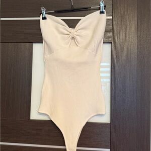 Honey Punch Bodysuit with Cowl Neckline